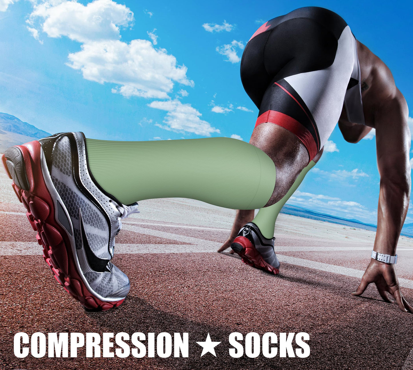 CHARMKING Compression Socks for Women & Men Circulation (3 Pairs) 15-20 mmHg is Best Athletic for Running, Flight Travel, Support, Cycling, Pregnant - Boost Performance, Durability (S/M, Multi 63)