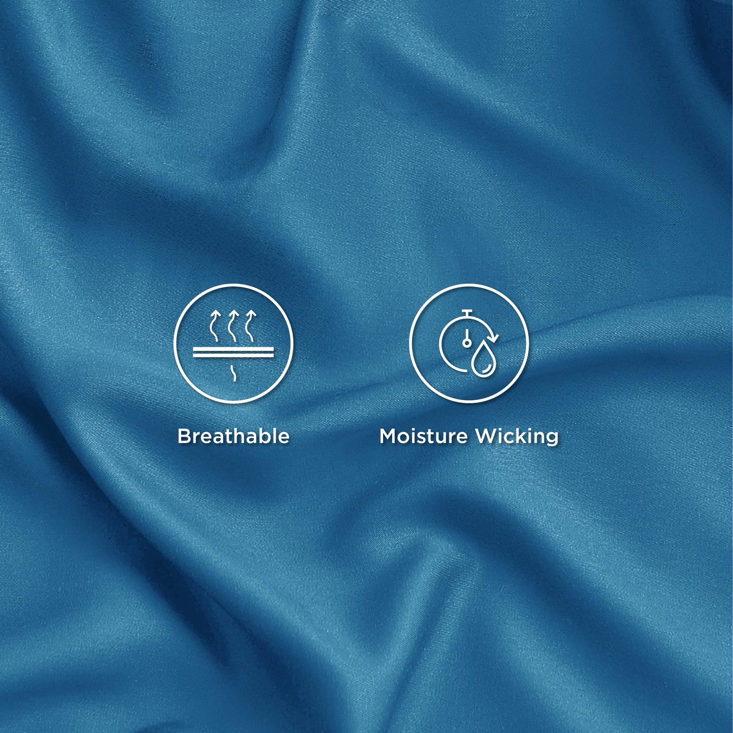 Bedsure Queen Sheets, Rayon Derived from Bamboo, Queen Cooling Sheet Set, Deep Pocket Up to 16", Breathable & Soft Bed Sheets, Hotel Luxury Silky Bedding Sheets & Pillowcases, Bluejay