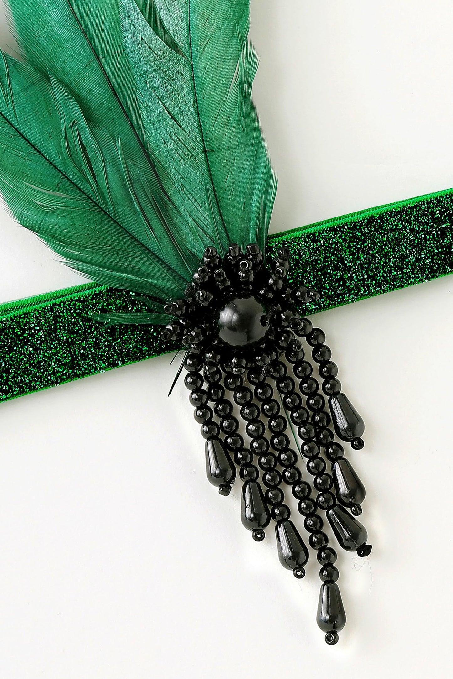 BABEYOND 1920s Flapper Headpiece Roaring 20s Feather Headband Roaring 20s Gatsby Hair Accessories