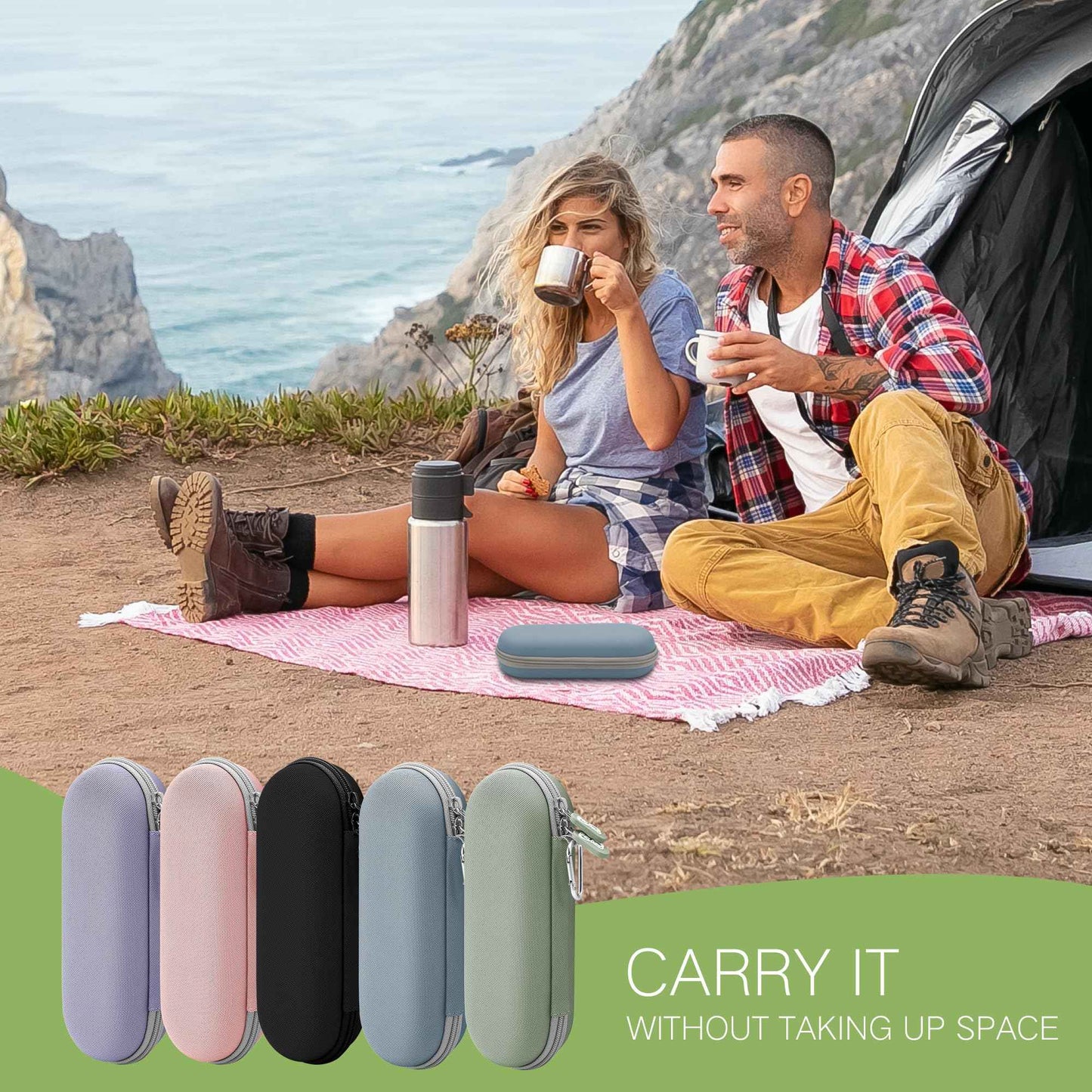 Gelozid Electric Toothbrush Travel Case Carrying Bag,Mesh Pocket for Accessories and Soft Lining inside the Case for Protection,Toothbrush Storage Bag Holder,Perfect for Travel and Daily Use (Black)