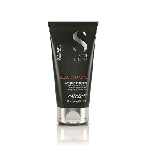 Alfaparf Milano Semi di Lino Cellula Madre Smooth Multiplier - Shiny Hair Gel Treatment for Daily Frizz Control - Use As a Smoothing Anti Frizz Gel for Hair Shine + Manageability (5.07 fl oz)