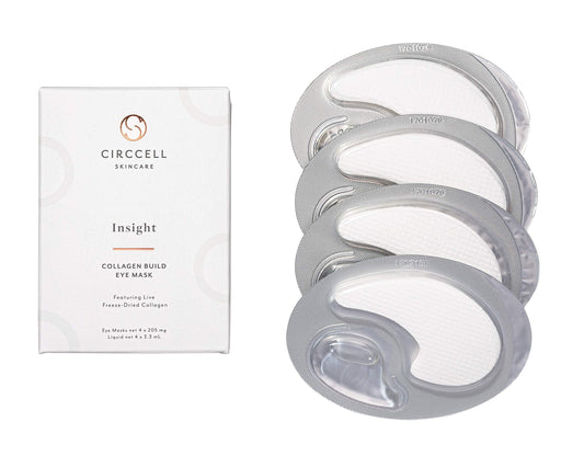 CIRCCELL Insight Collagen Eye Treatment Masks, collagen eye mask, eye bags treatment, under eye pads, 4 treatments