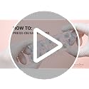 MelodySusie Nail Stand for Press On Nails - 2 Blue Bases