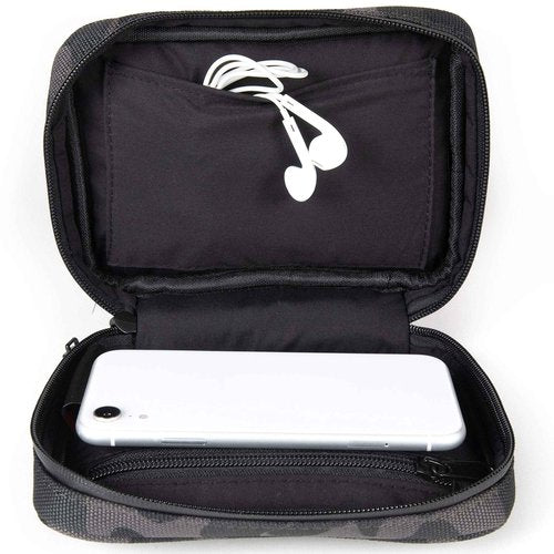 DIME BAGS Smell-proof Boss with Lock Padded Pouch with Activated Carbon Technology | 3-Digit Combo Lock | Low-Profile, Sleek Design (5 Inch, Camo)