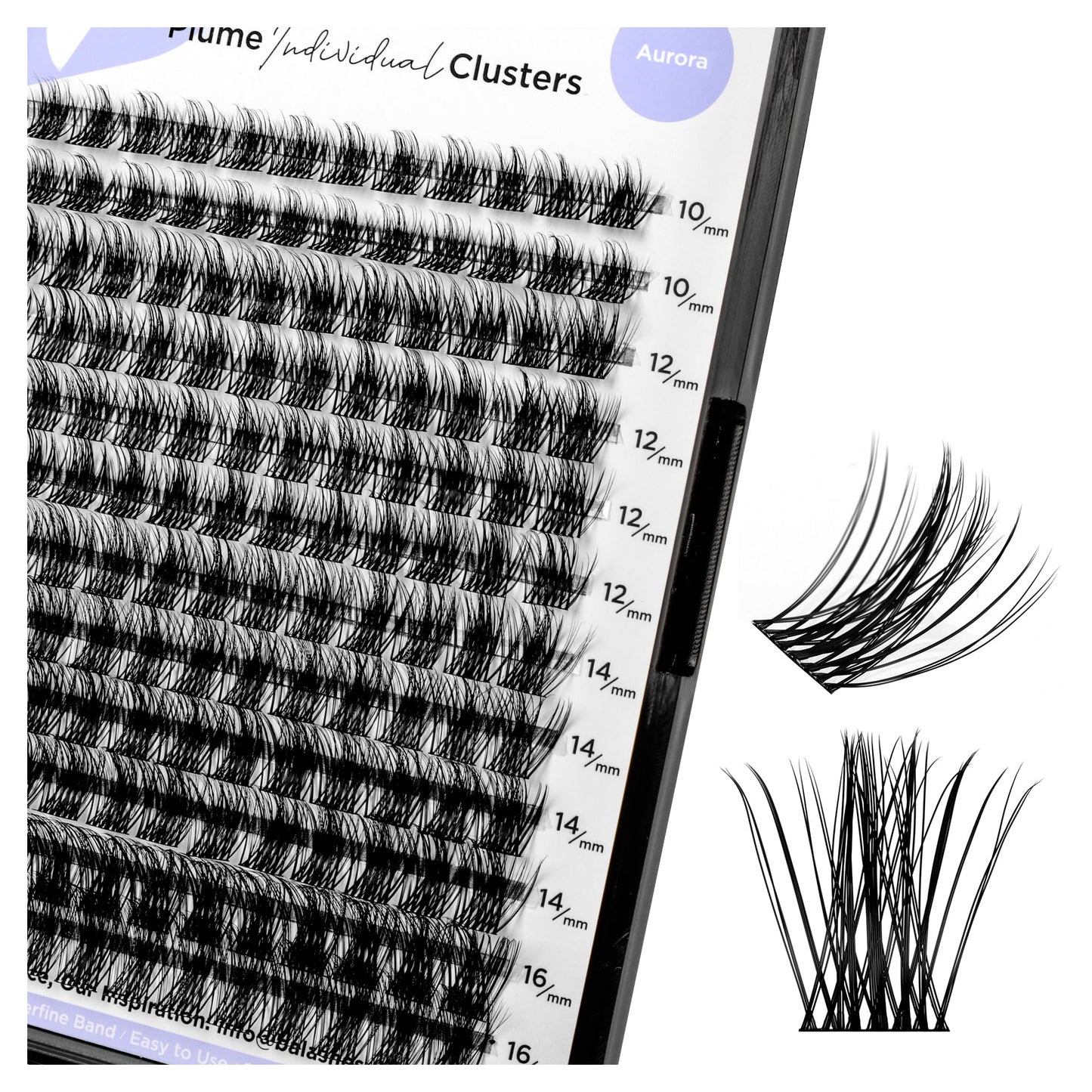 BEYELIAN Lash Extension Kit C Curl Cluster Lashes Kit with 132 Pcs Lash Clusters, Eyelash Applicator Tool, Cluster Lashes Bond and Seal, Clusters Lash Glue Remover Easy to Apply at Home