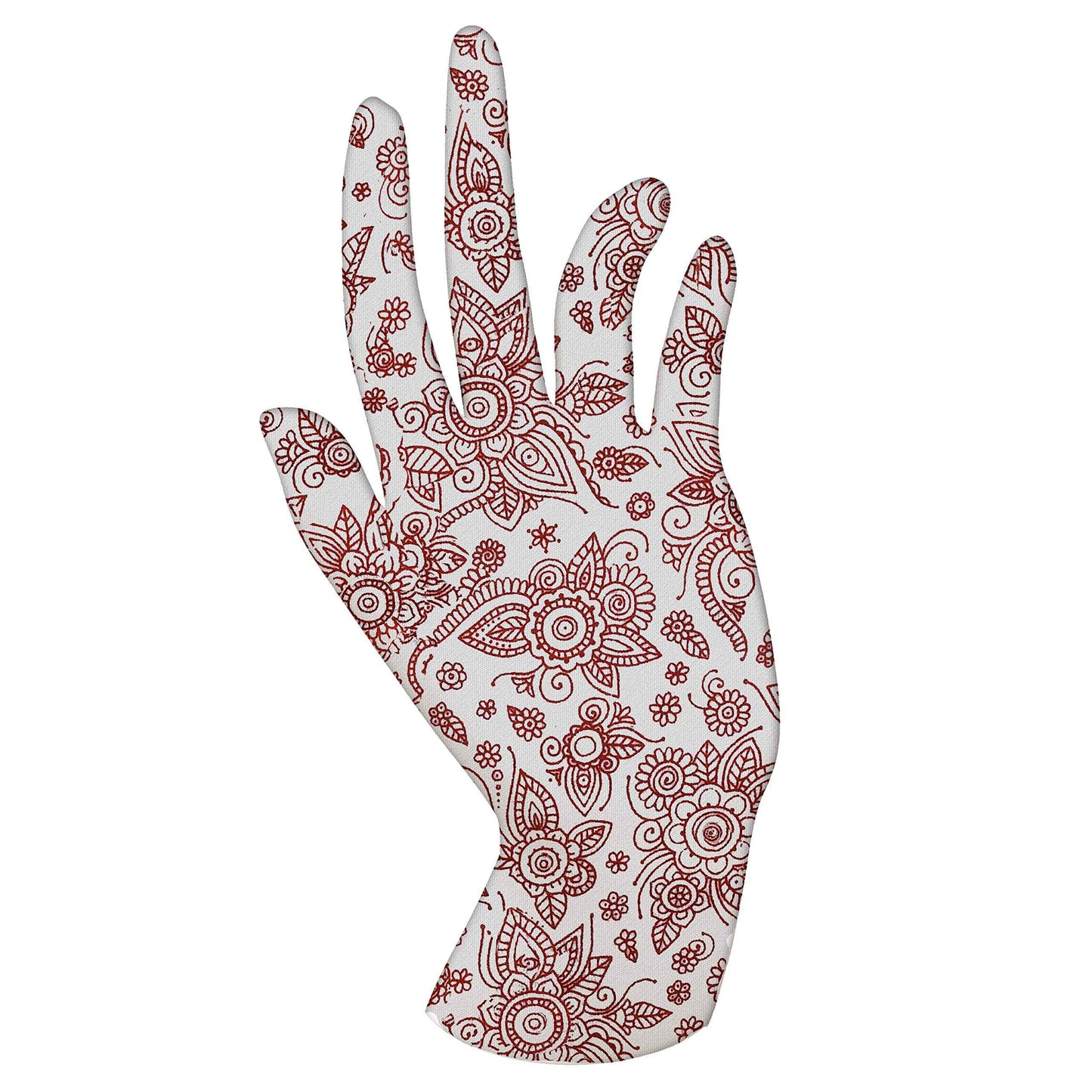 Malcolm's Miracle Henna Moisturizing Gloves - Lasts 2 Years - Made in The USA (Medium)