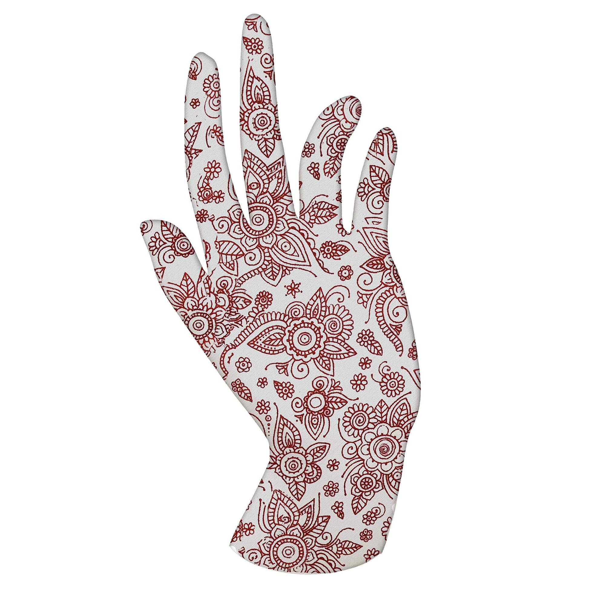Malcolm's Miracle Henna Moisturizing Gloves - Lasts 2 Years - Made in The USA (Medium)