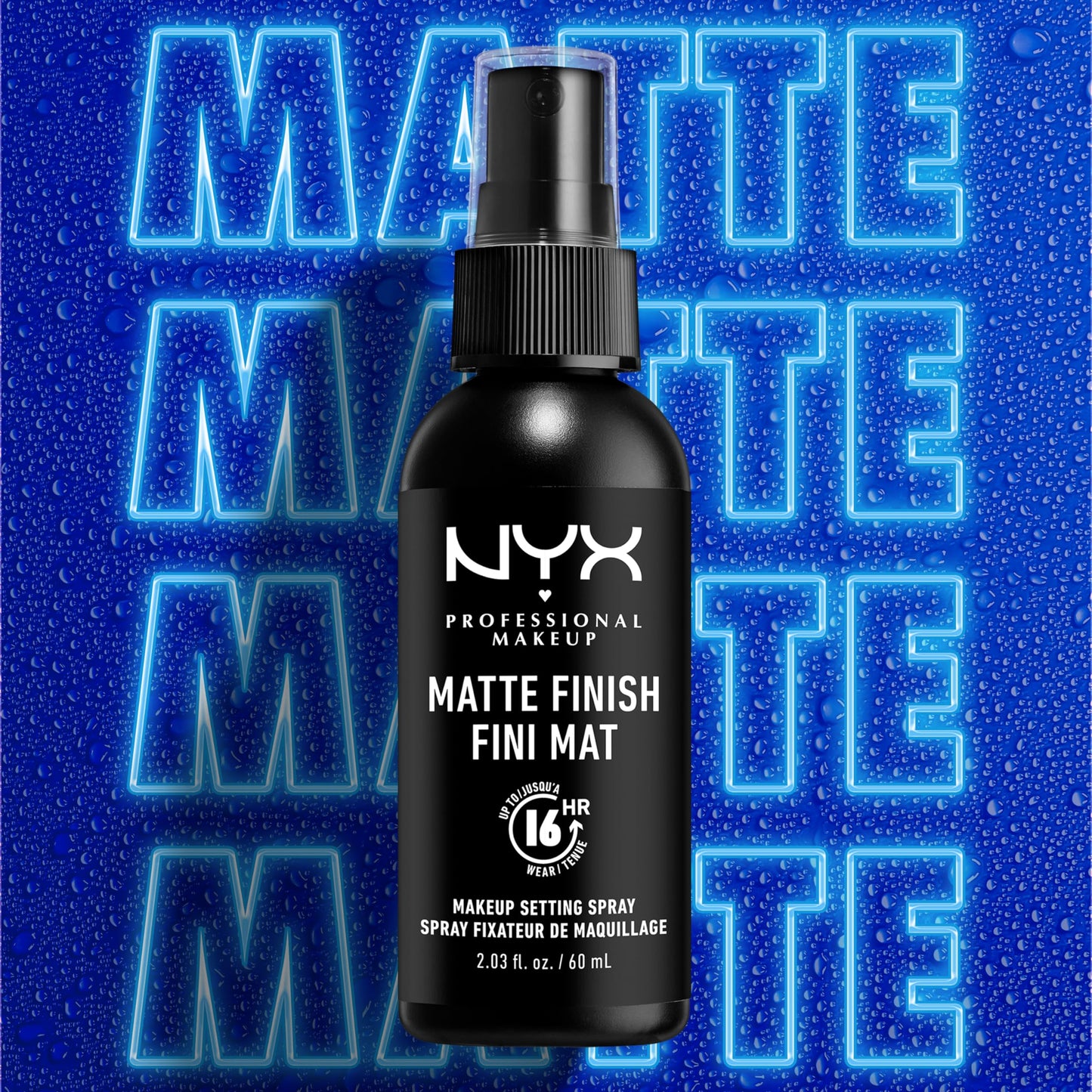 NYX PROFESSIONAL MAKEUP Makeup Setting Spray - Matte Finish (Pack Of 2), Vegan Formula (Packaging May Vary)