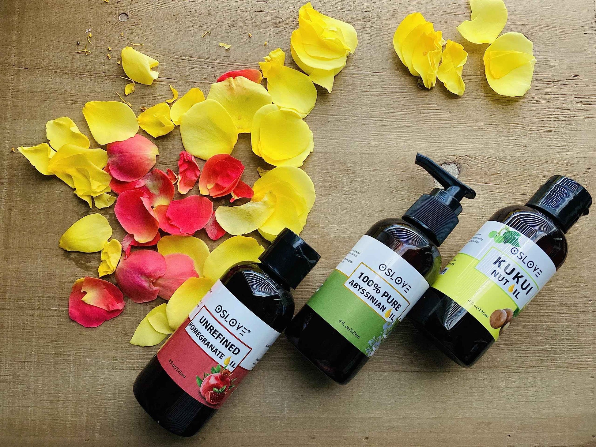 Oslove Organics 100% Pure Abyssinian oil 4 oz Use for Hair and Skin | Smooth Shiny Hair | Softens and Moisturizes Skin