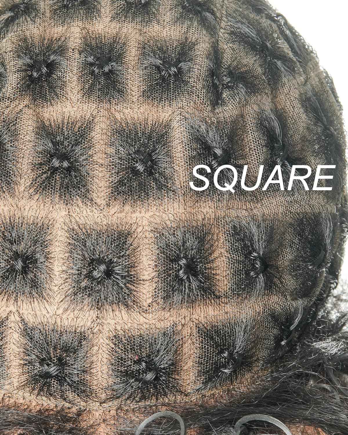 JALIZA HD Full Lace Crochet Wig Caps with Human Hair Baby Hair, 13x1 Hand-Tied Lace Area, Natural Scalp Braided Cap, Lightweight & Stress-Free Solution for Thinning Hair