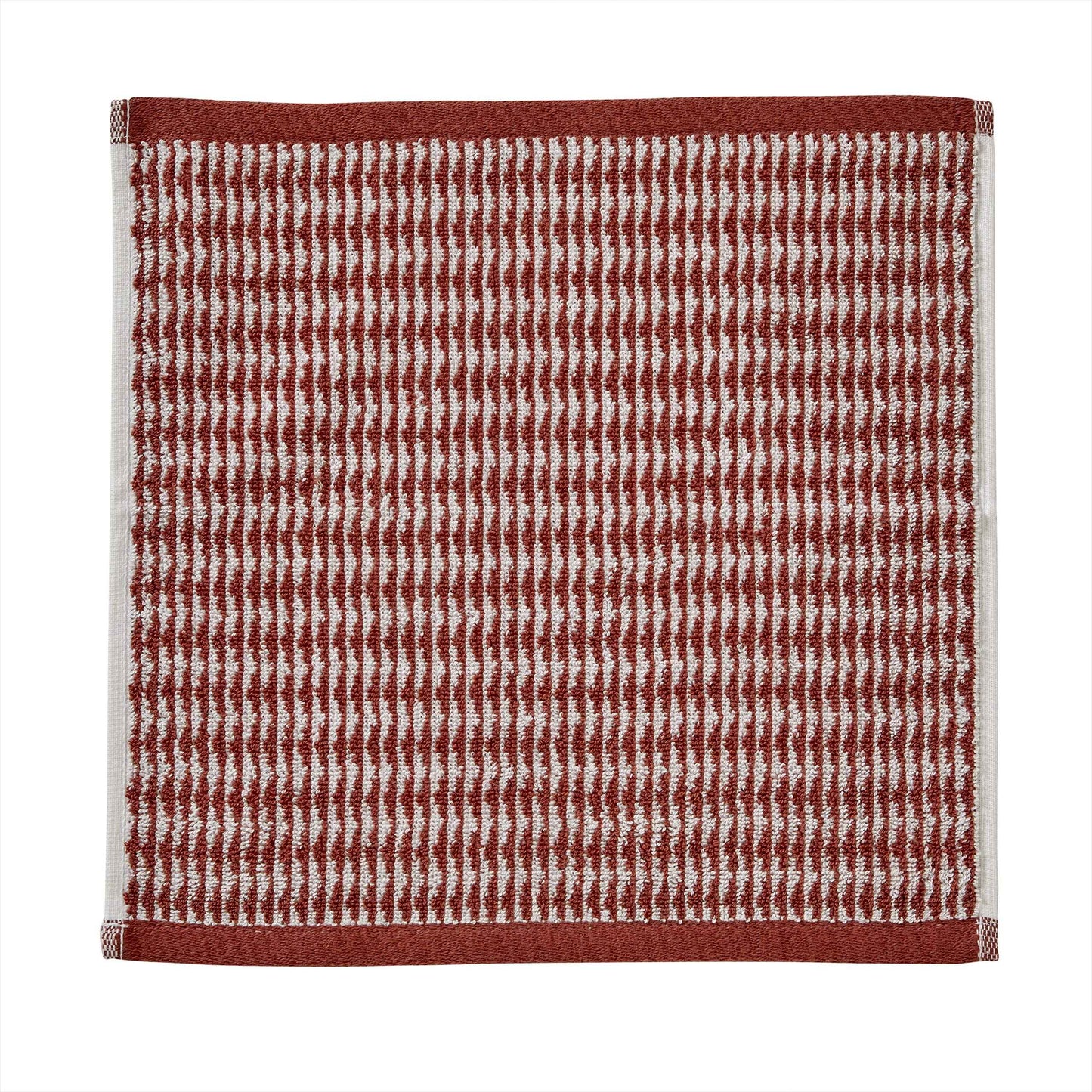 SKL Home Longborough 100% Turkish Cotton Premium 4-Piece Washcloth Set, 520 GSM, Soft & Absorbent Jacquard, Spice