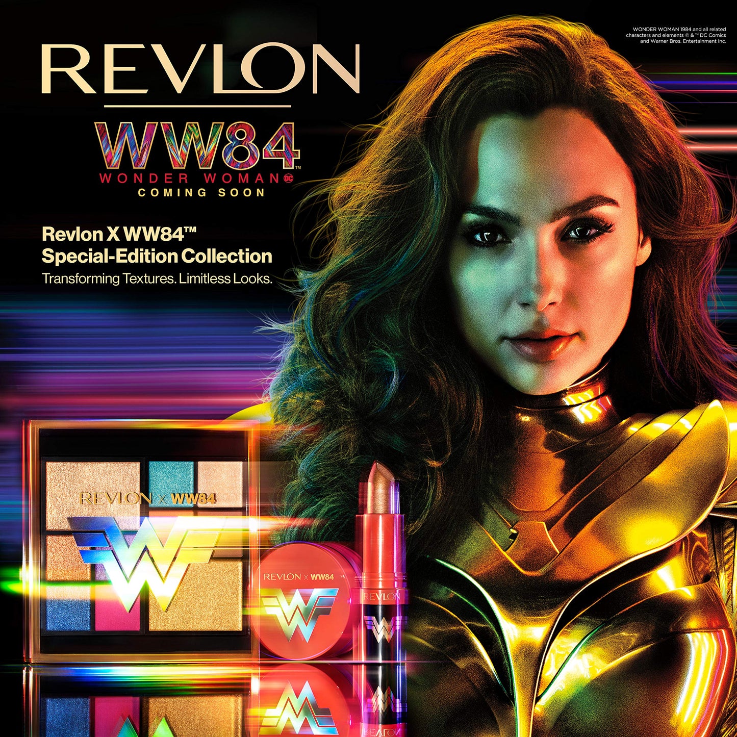 Revlon x WW84 Wonder Woman Super Lustrous Lipstick with Vitamin E and Avocado Oil, Cream Lipstick in Deep Purple, 006 Truth Seeker, 0.15 oz