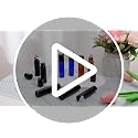 96 Pcs 10ml Essential Oil Roller Bottles Clear Glass