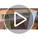 Oakvera Manicure Table with Dust Collector & Storage