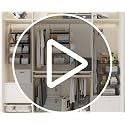 HapiRm 4-Tier Hanging Closet Organizer with Dividers
