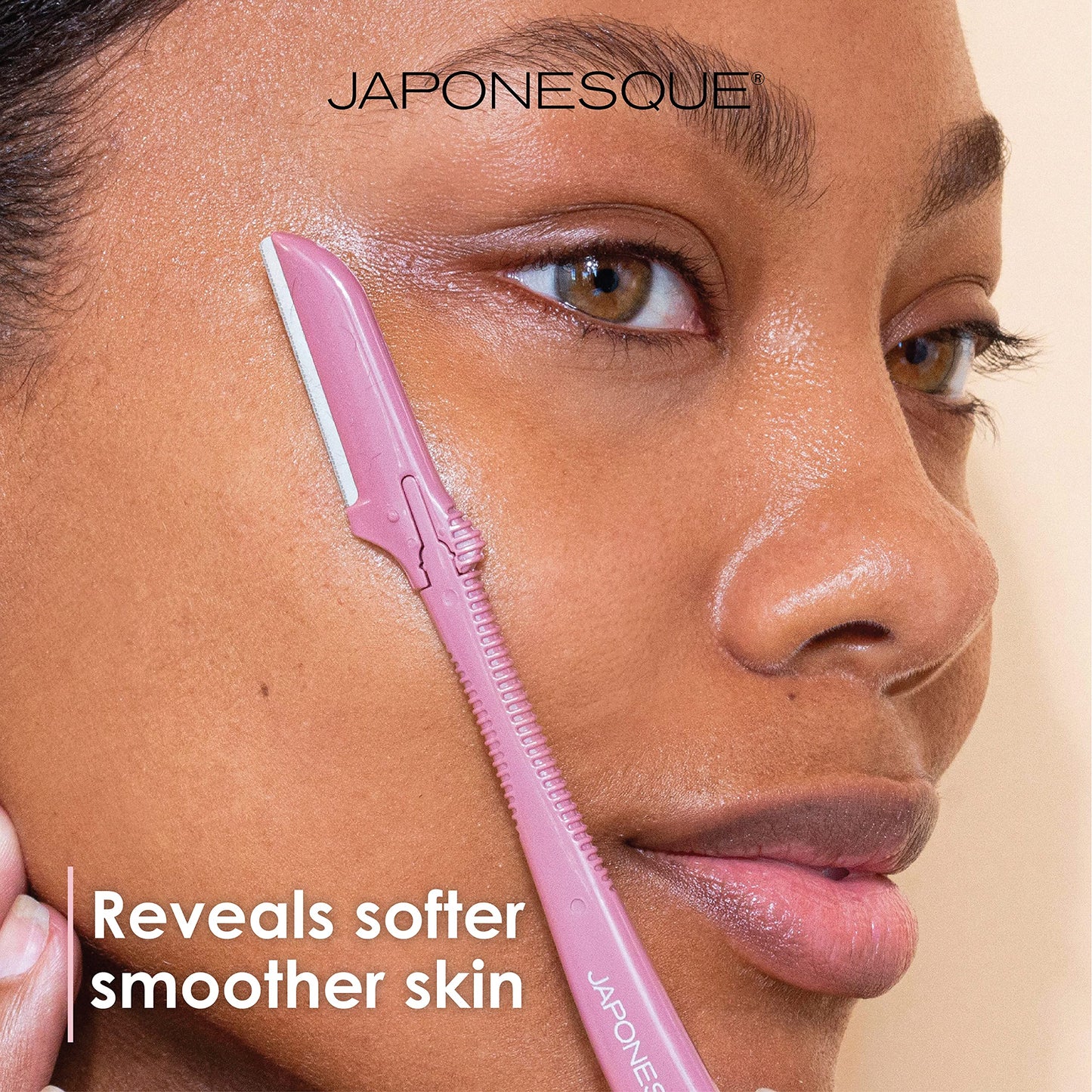 JAPONESQUE Dermaplaner Facial Razors - 3 Piece Set + Dermaplaner Replacement Blades 4-Pack