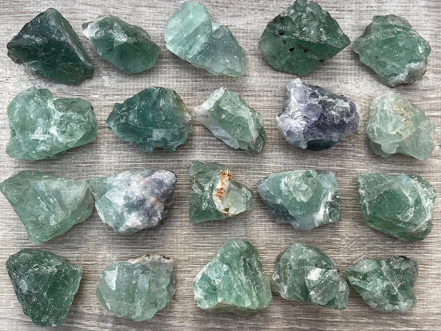 WHOLESALE Raw Green Fluorite Crystals, Natural Green Fluorite Stone, Natural Rough Green Fluorite crystals, Green Fluorite Rough, Green Fluorite Healing Crystals (Green Fluorite, 0.25 Pound)