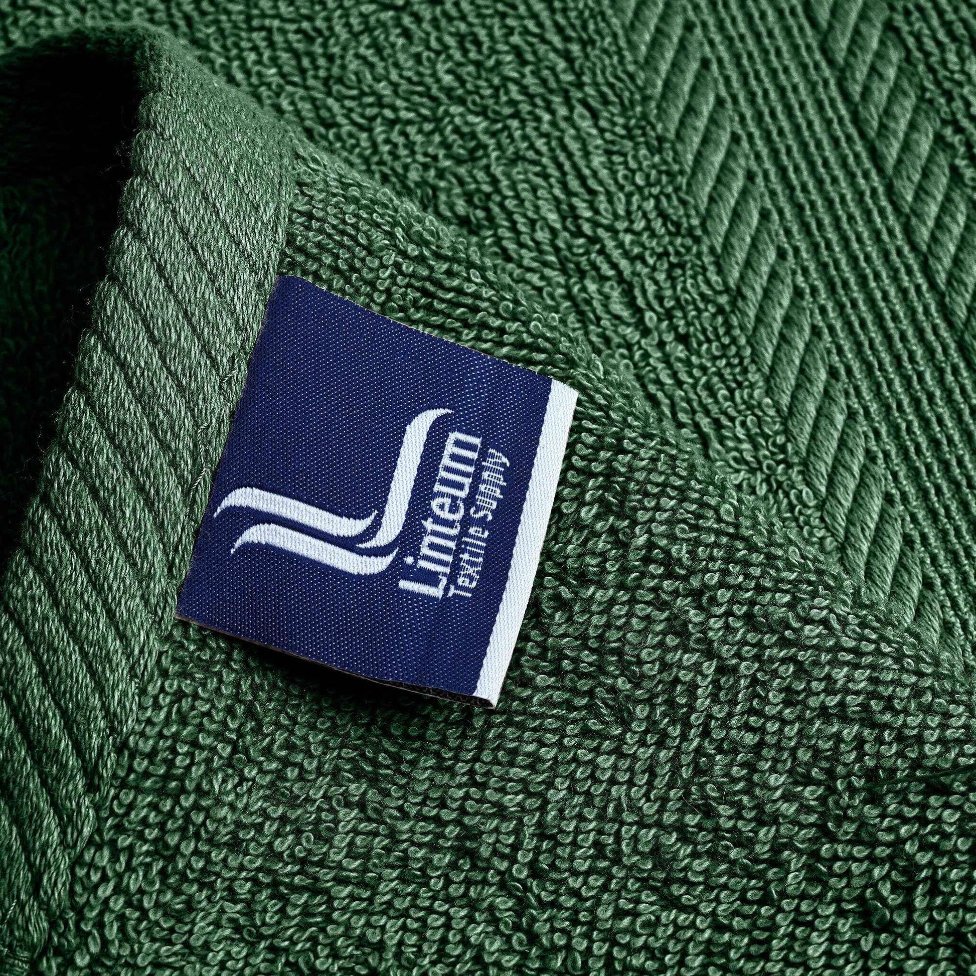 Linteum Textile Supply Premium 13x13 Washcloth (Hunter Green) – 100% Ring Spun Cotton Zero Twist Towels | Absorbent, Quick Dry, Durable for Bathroom, Spa, Gym (12 Pack)