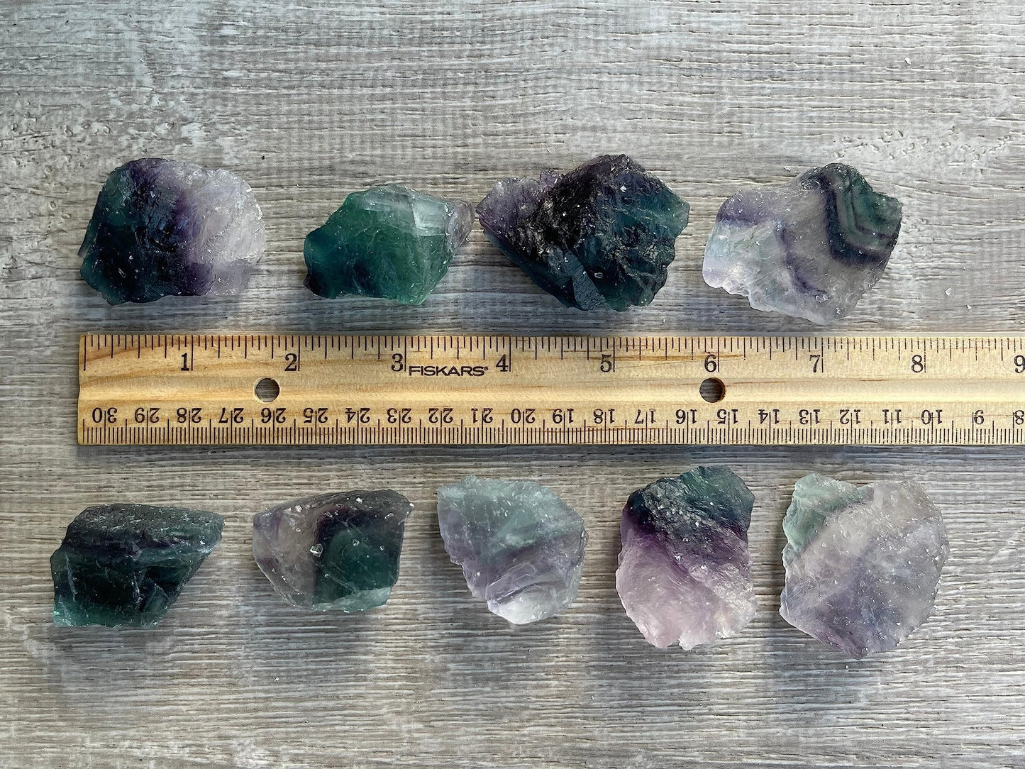 GAF TREASURES Wholesale Raw Rainbow Fluorite Crystals, Natural Rainbow Fluorite Stone, Natural Rough Rainbow Fluorite Crystals, Rainbow Fluorite Healing Crystals (Rainbow Fluorite, 0.25 Pound)