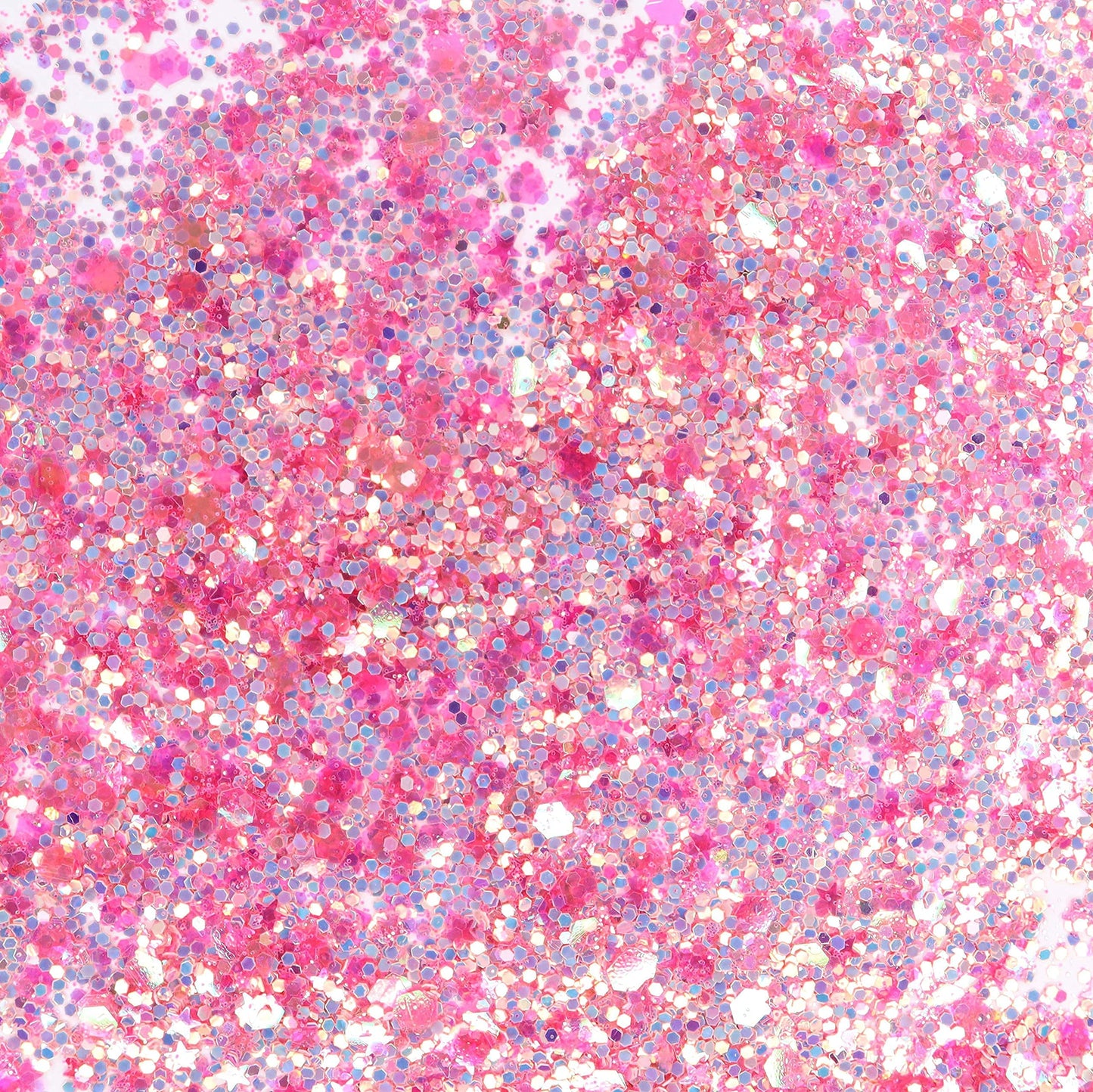 Holographic Pink Unicorn Glitter - 15G Chunky Face Glitter, Hair Glitter, Eye Glitter and Body Glitter for Women. Rave Glitter, Festival Accessories, Cosmetic Glitter Makeup. Loose Glitter Set