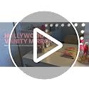 Hollywood Vanity Mirror with Lights, 23" x 18", 15 Bulbs, USB Charging