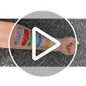 Mysense Red White Blue Patriotic Glitter Stick for 4th of July