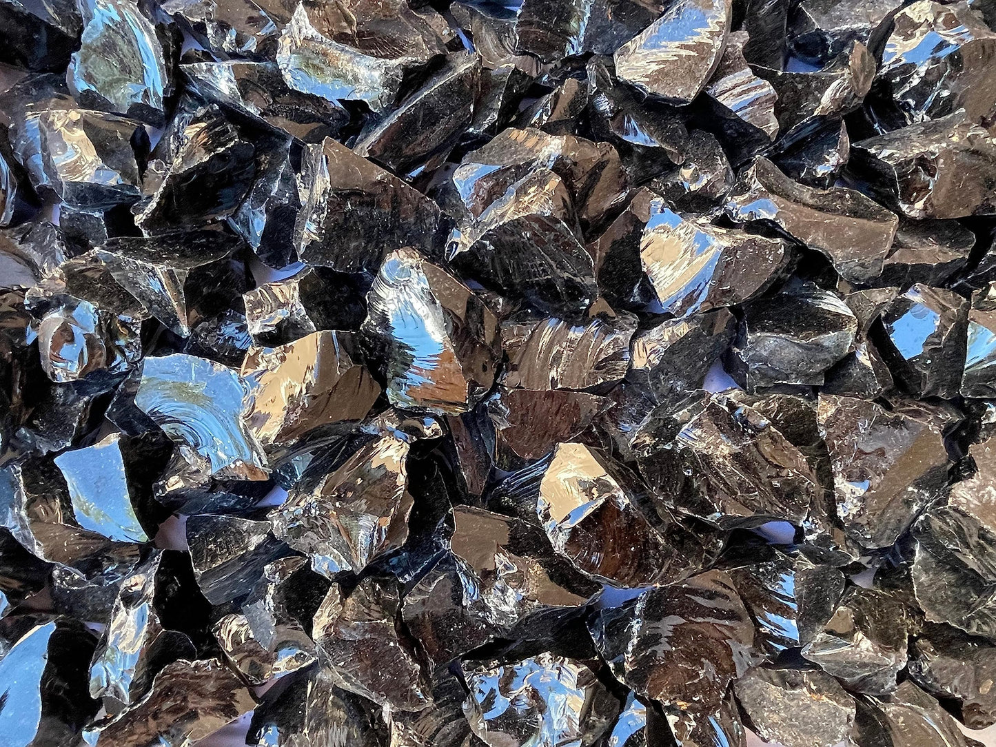 WHOLESALE Raw Black Obsidian Crystals, Natural Black Obsidian Stone, Natural Rough Black Obsidian crystals, Black Obsidian Rough, Black Obsidian Healing Crystals (Black Obsidian, 0.25 Pound)