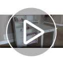 Foldable L-Shape Manicure Table with Storage Drawers & Charging Station