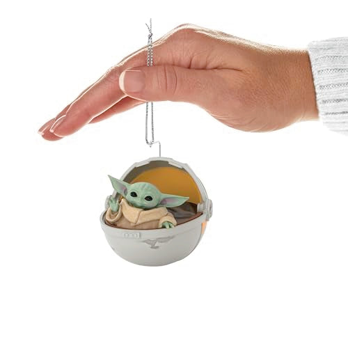 Hallmark Keepsake Christmas Ornament, Star Wars: The Mandalorian Grogu, Gifts for Star Wars Fans