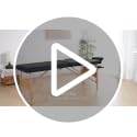 Brelley Portable Massage Table Wooden 2-Fold Adjustable