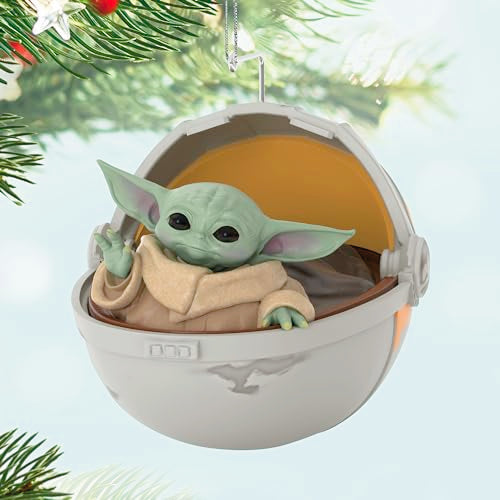 Hallmark Keepsake Christmas Ornament, Star Wars: The Mandalorian Grogu, Gifts for Star Wars Fans