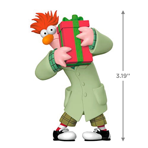 Hallmark Keepsake Christmas Ornaments 2023, Disney The Muppets Dr. Bunsen Honeydew and Beaker, Set of 2, Gifts for Muppets Fans