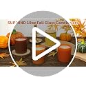 12 Pack 10oz Glass Candle Jars with Bamboo Lids
