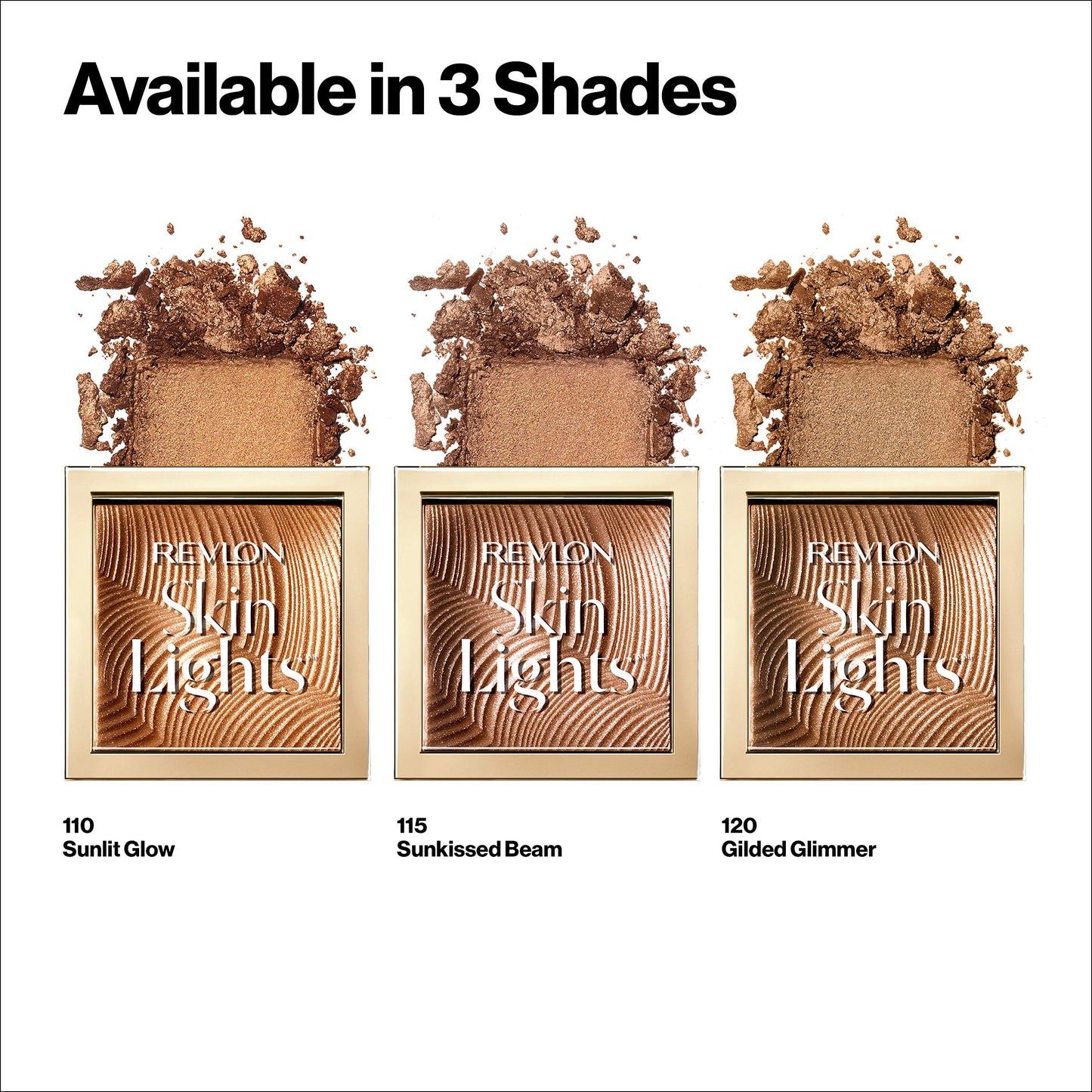 Revlon Skinlights Prismatic Powder Bronzer, Translucent-to-Buildable Coverage, 120 Gilded Glimmer, 0.31 oz (Pack of 1)