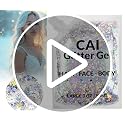CAI Beauty Holographic Silver Glitter Gel - 3 oz Vegan & Non-Toxic
