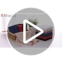 Homaxy 100% Cotton Waffle Weave Dish Cloths - 6-Pack, 12"x12", Dark Grey