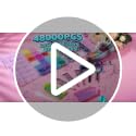 EgticLive 48 Colors 48 Grids Resin Jelly Rhinestones Bedazzling Kit for DIY Crafts - 48000 Pcs