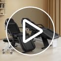 KIIUMI Tattoo Chair & Facial Bed with Hydraulic Stool - Multi-Purpose Salon