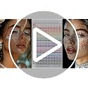1800pcs Rainbow Self-Adhesive Face Gems Rhinestone Stickers