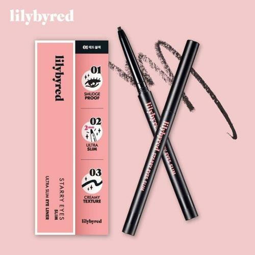 [K-Beauty] lilybyred Starry Eyes AM9 to PM9 Slim Gel Eyeliner 0.14g