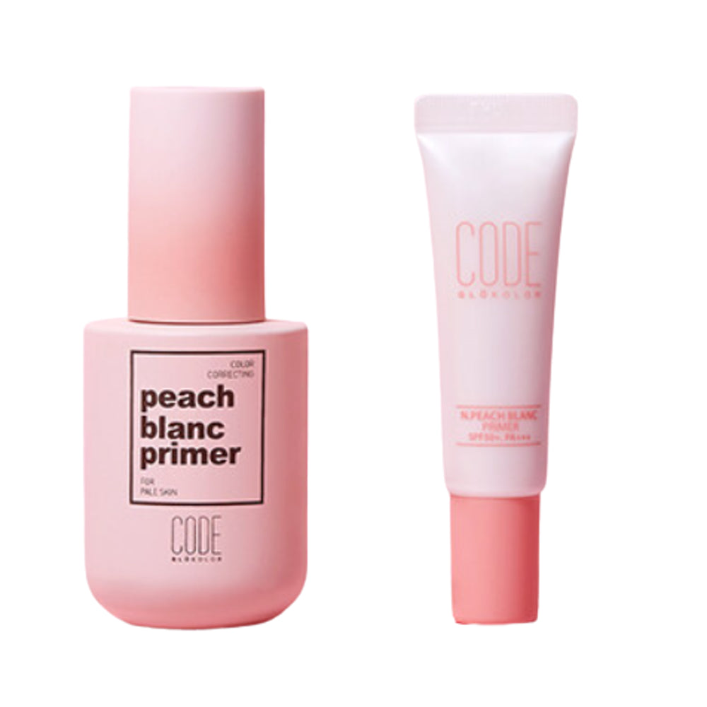 [K-Beauty] CODE GLOKOLOR N. Peach Blanc Primer 30ml + 10ml