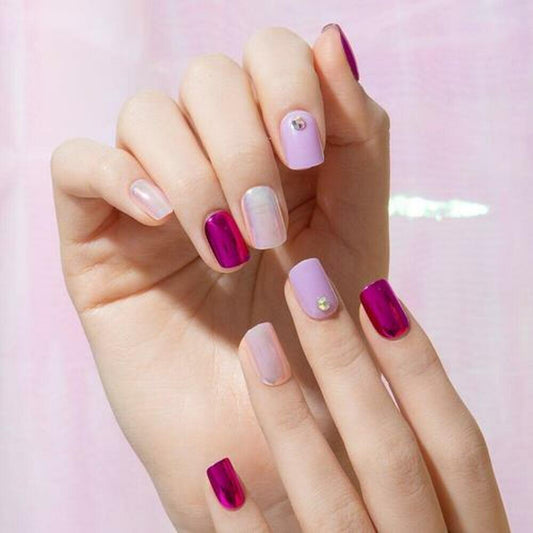 [K-Beauty] Gelato Factory Ttibu Ttibu Tip Nail Premium #Funky Pink Metal