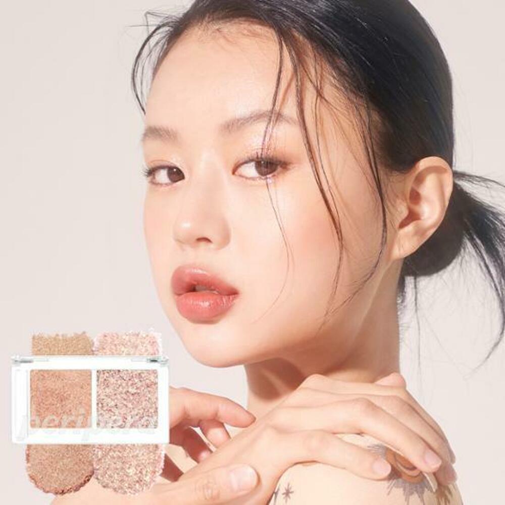 [K-Beauty] Peripera Duo Pocket Glitter Shadow 2 Colors