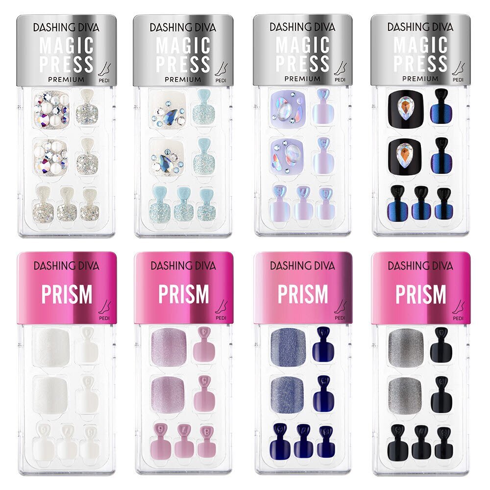 [K-Beauty] Dashing Diva S/S(Summer) Magic Press Premium Pedi Pick N Mix (NO LED lamp required)