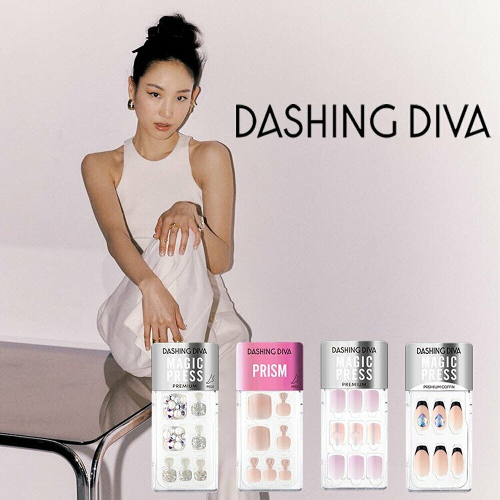 [K-Beauty] Dashing Diva Magic Press Premium Mani/Pedi Pick N Mix (NO LED lamp required)