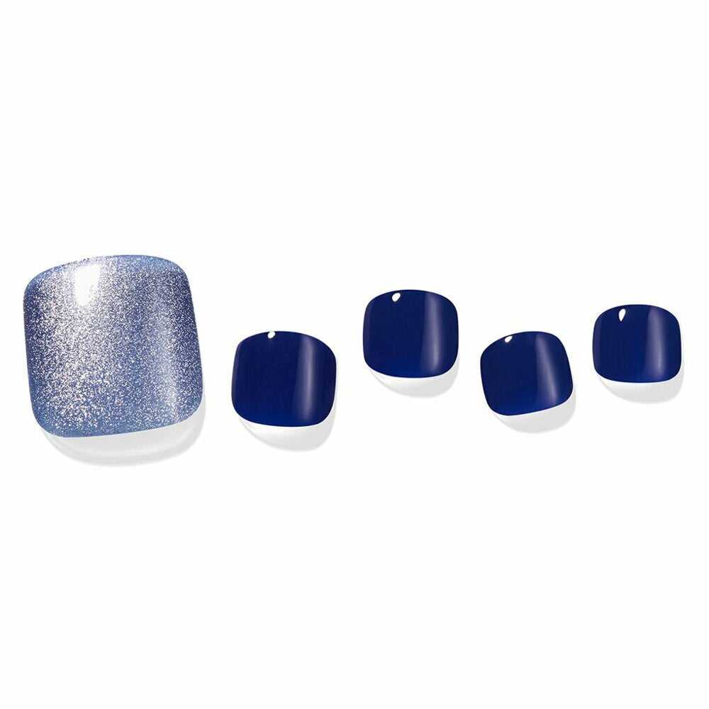 [K-Beauty] Dashing Diva Magic Press Premium Mani/Pedi Royal Blue Prism (NO LED Lamp Required)