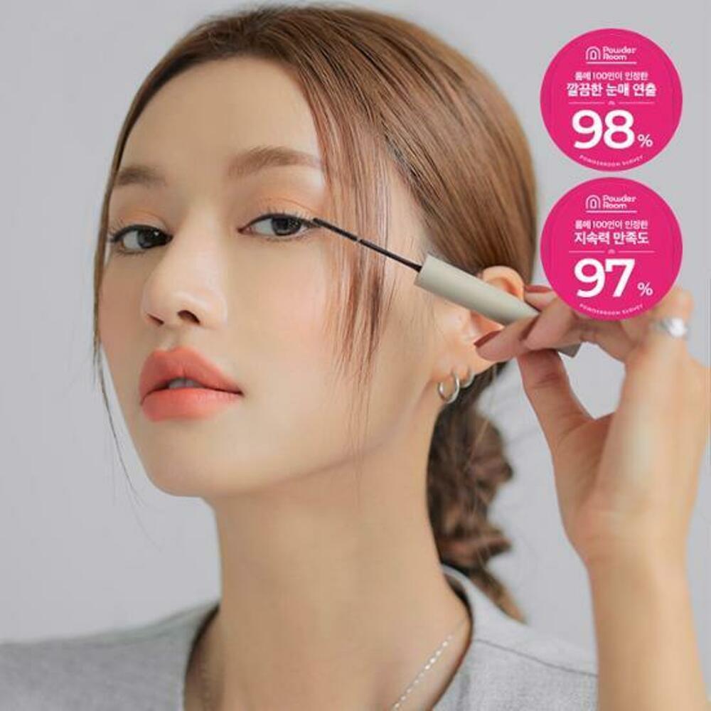 [K-Beauty] [Olive Young Special Deal] 3CE Super Slim Waterproof Mascara Special Offer #Black_With Eye Remover as a gift