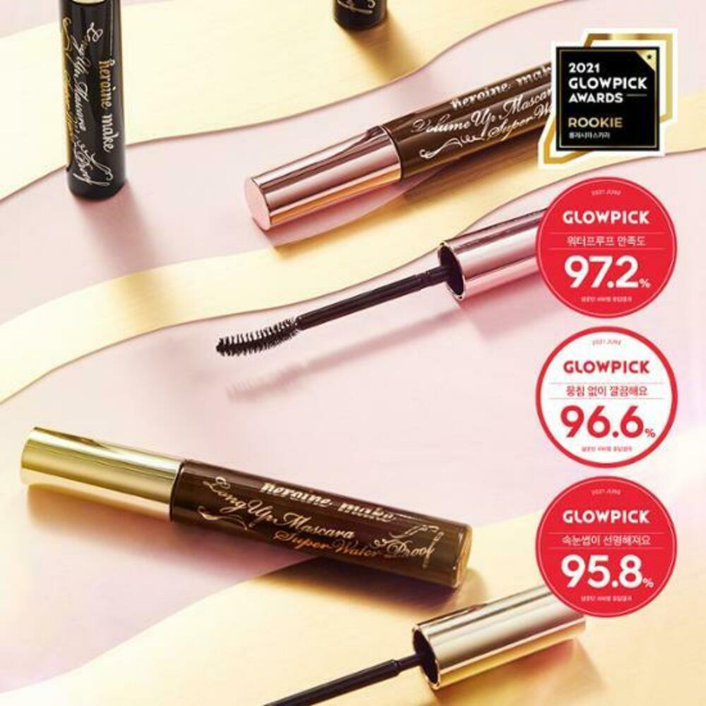 [K-Beauty] [NEW Premium] Kiss me Heroine Make Volulme Up Mascara Super Waterproof (Deep Black/Brown)