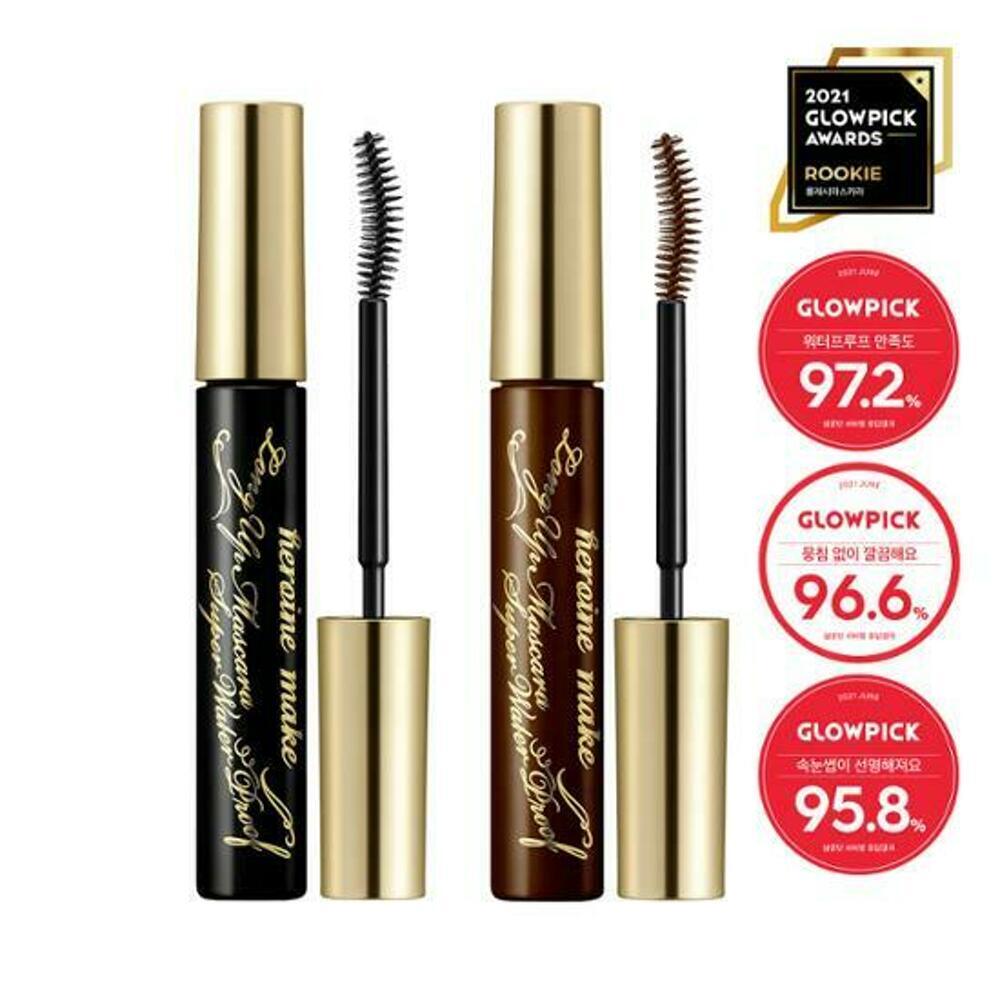 [K-Beauty] [NEW Premium] Kiss me Heroine Make Volulme Up Mascara Super Waterproof (Deep Black/Brown)