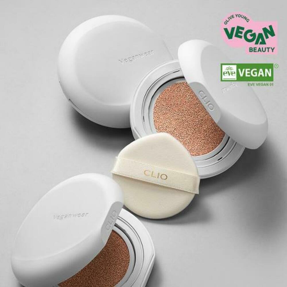 [K-Beauty] CLIO Veganwear Hyaluronic Serum Cushion 15g*2